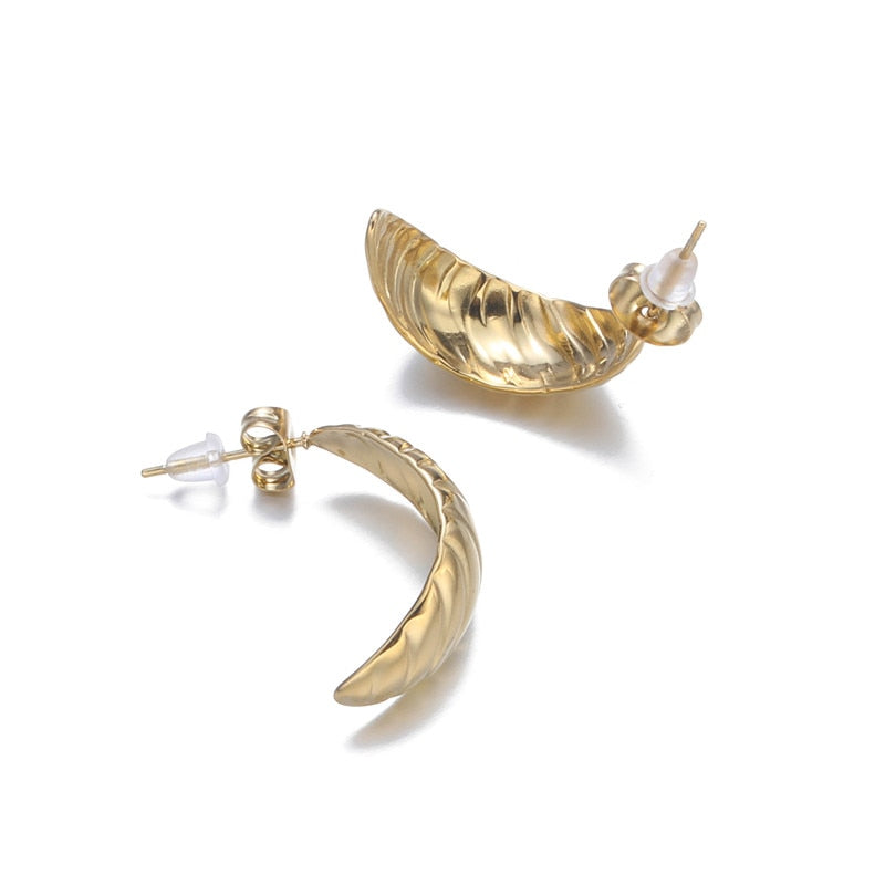 Gold Leaf Earring