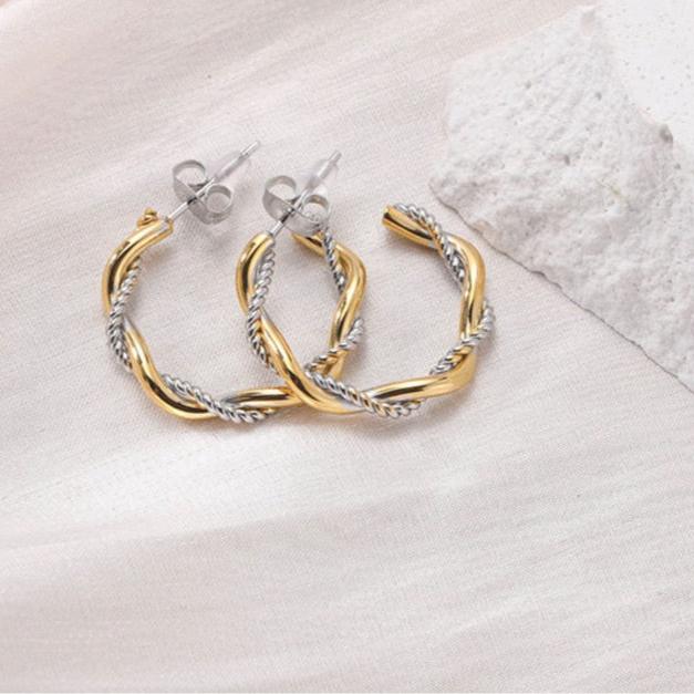 Eternity Twist Earrings